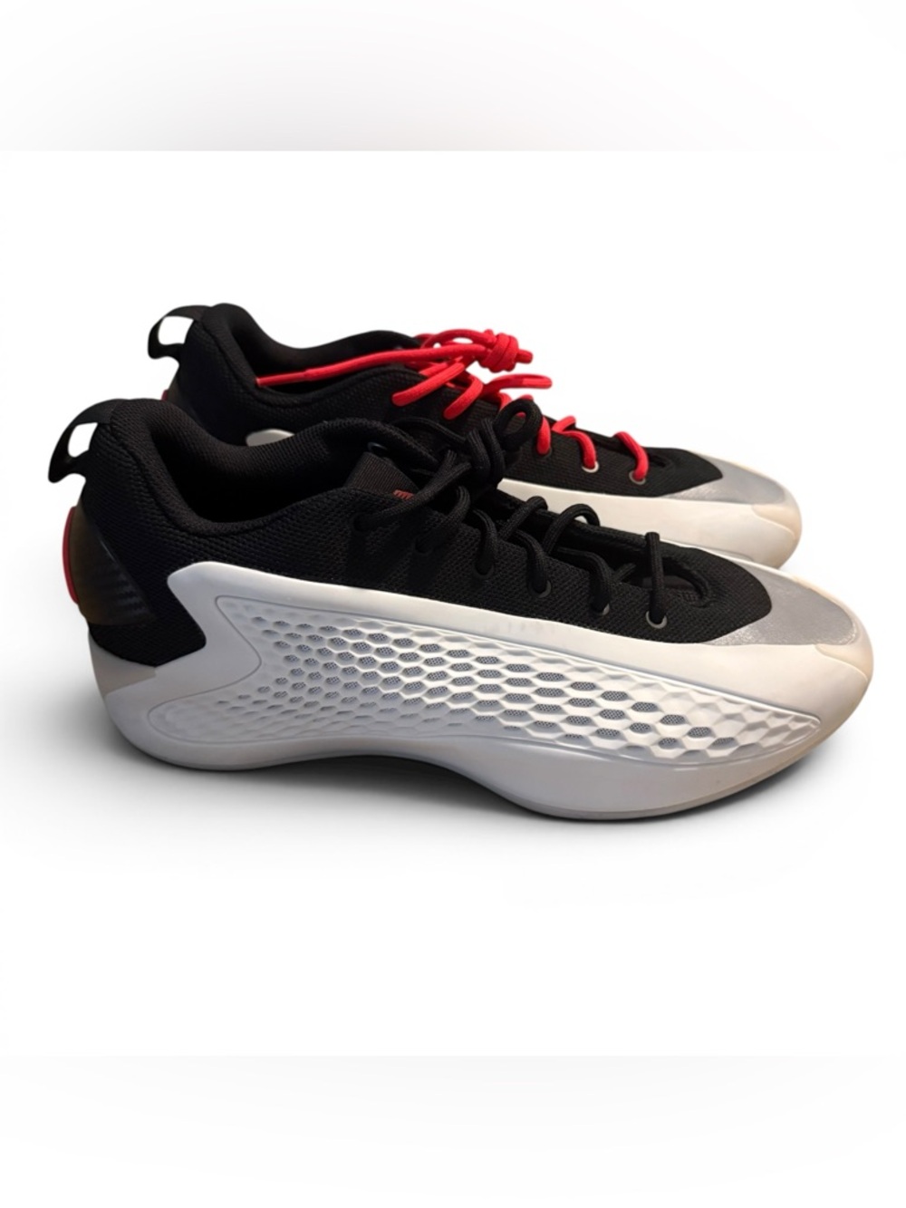 B27 Adidas Anthony Edwards AE 1 Mens Shoes Size 11 Black White Red JQ6140